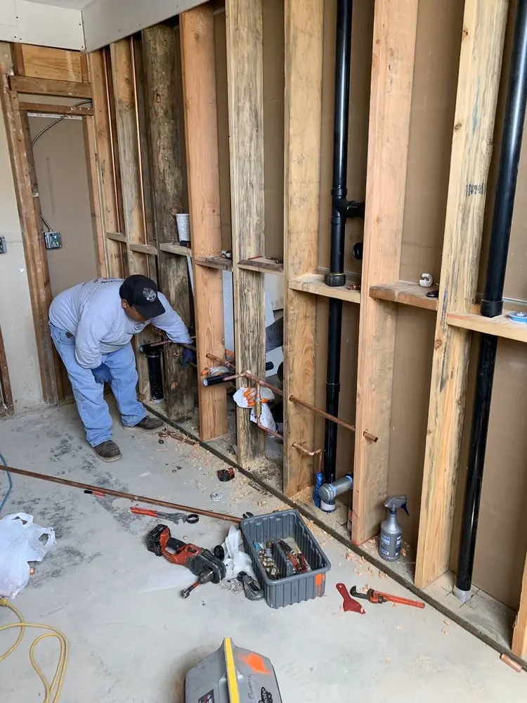 Commercial rough-in plumbing for Gas Line Repair in South Venice